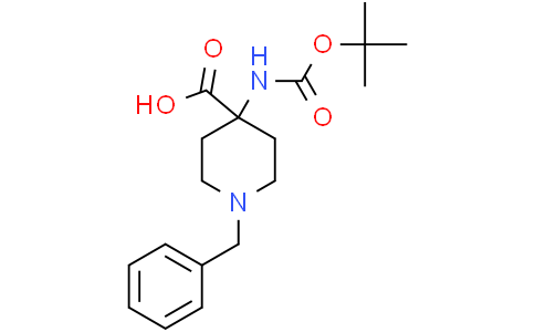 1-benzyl-4-{[(tert-butoxy)carbonyl]amino}piperidine-4-carboxylic acid
