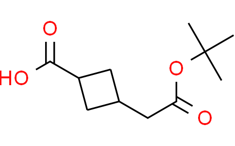 3-(2-tert-butoxy-2-oxo-ethyl)cyclobutanecarboxylic acid