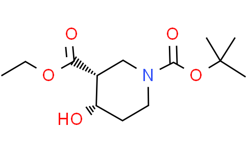 1-tert-butyl 3-ethyl (3R,4S)-4-hydroxypiperidine-1,3-dicarboxylate