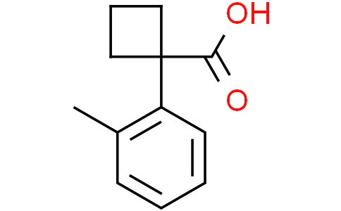 1-(2-methylphenyl)cyclobutane-1-carboxylic acid