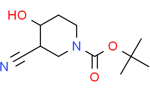 tert-butyl 3-cyano-4-hydroxy-piperidine-1-carboxylate