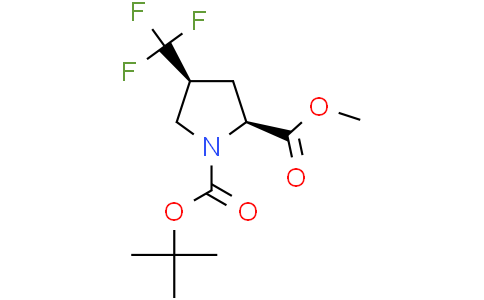 1-tert-butyl 2-methyl (2S,4S)-4-(trifluoromethyl)pyrrolidine-1,2-dicarboxylate