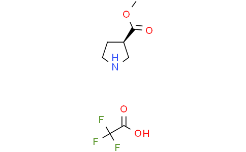 methyl (3R)-pyrrolidine-3-carboxylate trifluoroacetate