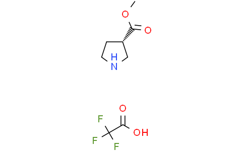 methyl (3S)-pyrrolidine-3-carboxylate trifluoroacetic acid