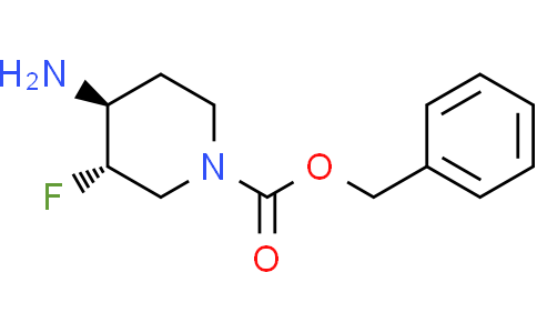 benzyl (3S,4S)-4-amino-3-fluoropiperidine-1-carboxylate