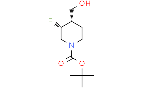 tert-butyl (3R,4S)-3-fluoro-4-(hydroxymethyl)piperidine-1-carboxylate