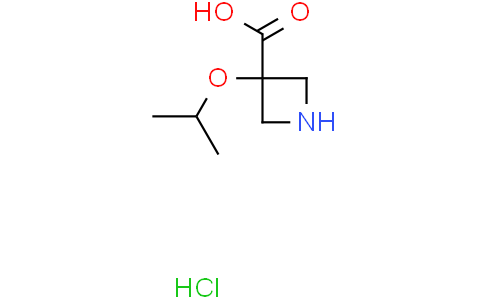3-(propan-2-yloxy)azetidine-3-carboxylic acid hydrochloride
