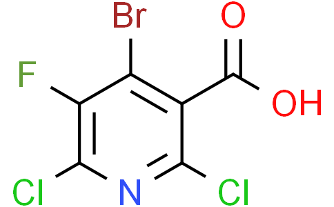 4-bromo-2,6-dichloro-5-fluoro-pyridine-3-carboxylic acid