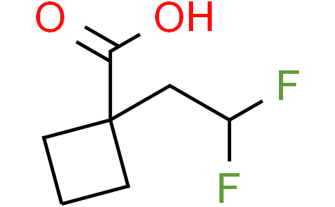 1-(2,2-difluoroethyl)cyclobutane-1-carboxylic acid
