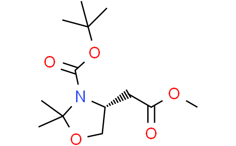 tert-butyl (4R)-4-(2-methoxy-2-oxo-ethyl)-2,2-dimethyl-oxazolidine-3-carboxylate