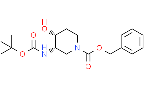 benzyl (3S,4R)-3-(tert-butoxycarbonylamino)-4-hydroxy-piperidine-1-carboxylate