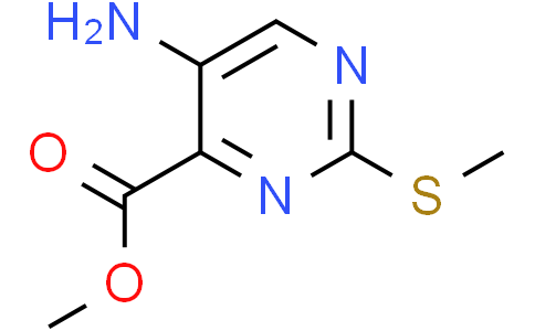 methyl 5-amino-2-methylsulfanyl-pyrimidine-4-carboxylate