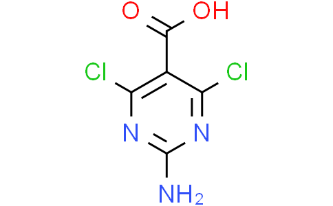2-amino-4,6-dichloro-pyrimidine-5-carboxylic acid