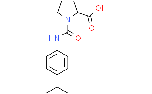 (2R)-1-[(4-isopropylphenyl)carbamoyl]pyrrolidine-2-carboxylic acid
