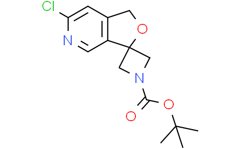 tert-butyl 6-chlorospiro[1H-furo[3,4-c]pyridine-3,3-azetidine]-1-carboxylate