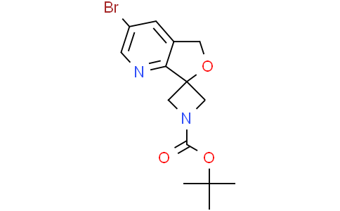 tert-butyl 3-bromospiro[5H-furo[3,4-b]pyridine-7,3-azetidine]-1-carboxylate