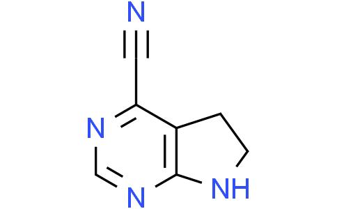 5H,6H,7H-pyrrolo[2,3-d]pyrimidine-4-carbonitrile