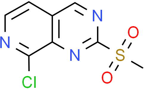 8-chloro-2-methylsulfonyl-pyrido[3,4-d]pyrimidine