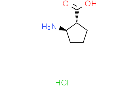 (1R,2R)-(-)-2-Amino-1-cyclopentanecarboxylic acid hydrochlorideCas:158414-44-9