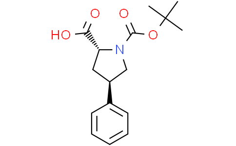 (2R,4R)-1-tert-butoxycarbonyl-4-phenyl-pyrrolidine-2-carboxylic acid