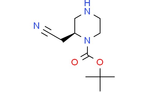 tert-butyl (2S)-2-(cyanomethyl)piperazine-1-carboxylate