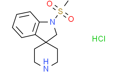 1-methanesulfonyl-1,2-dihydrospiro[indole-3,4'-piperidine] hydrochloride
