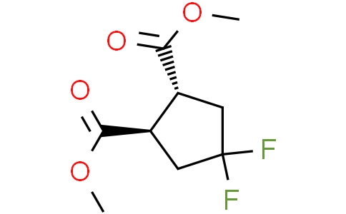 1,2-dimethyl trans-4,4-difluorocyclopentane-1,2-dicarboxylate