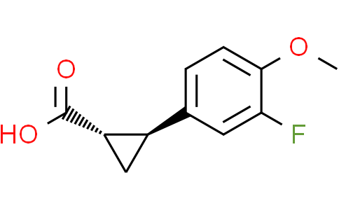 (1S,2S)-2-(3-fluoro-4-methoxy-phenyl)cyclopropanecarboxylic acid