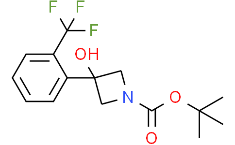 tert-butyl 3-hydroxy-3-[2-(trifluoromethyl)phenyl]azetidine-1-carboxylate