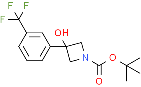 tert-butyl 3-hydroxy-3-[3-(trifluoromethyl)phenyl]azetidine-1-carboxylate