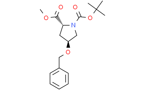 O1-tert-butyl O2-methyl (2R,4S)-4-benzyloxypyrrolidine-1,2-dicarboxylate