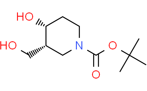 tert-butyl cis-4-hydroxy-3-(hydroxymethyl)piperidine-1-carboxylate