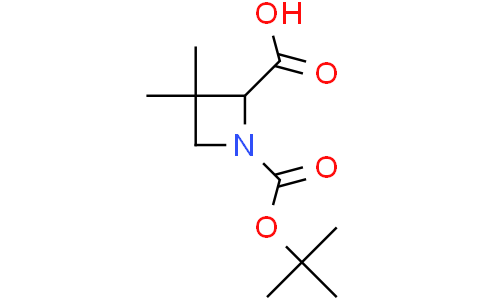 1-[(tert-butoxy)carbonyl]-3,3-dimethylazetidine-2-carboxylic acid