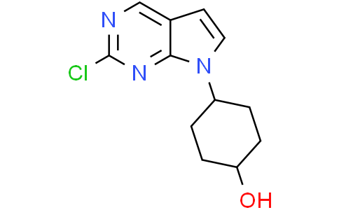 Trans-4-(2-Chloro-7H-Pyrrolo[2,3-D]Pyrimidin-7-Yl)CyclohexanolCas:1621619-12-2