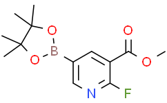 Methyl 2-fluoro-5-(tetramethyl-1,3,2-dioxaborolan-2-yl)pyridine-3-carboxylate