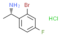 (S)-1-(2-溴-4-氟苯基)乙胺盐酸盐,97%