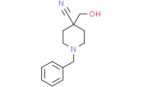 1-benzyl-4-(hydroxymethyl)piperidine-4-carbonitrile