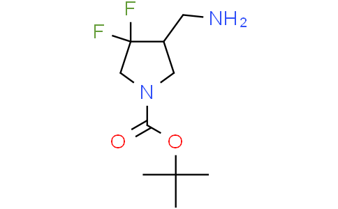 tert-butyl 4-(aminomethyl)-3,3-difluoropyrrolidine-1-carboxylate