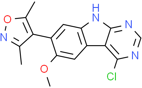 4-(4-chloro-6-methoxy-9H-pyrimido[4,5-b]indol-7-yl)-3,5-dimethyl-isoxazole