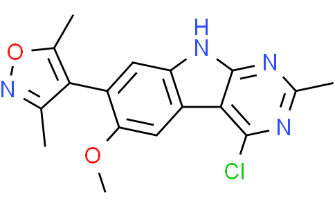 4-(4-chloro-6-methoxy-2-methyl-9H-pyrimido[4,5-b]indol-7-yl)-3,5-dimethyl-isoxazole