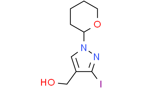 (3-iodo-1-tetrahydropyran-2-yl-pyrazol-4-yl)methanol