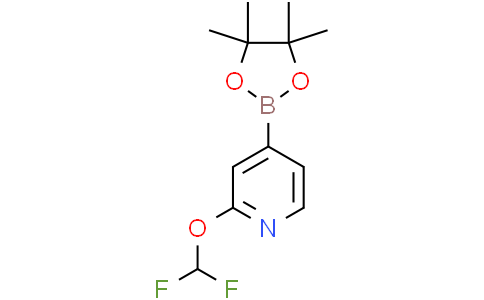 2-(difluoromethoxy)-4-(tetramethyl-1,3,2-dioxaborolan-2-yl)pyridine