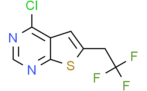 4-氯-6-(2,2,2-三氟乙基)噻吩并[2,3-d]嘧啶