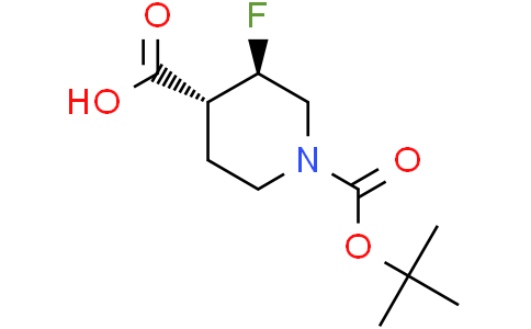 cis-1-(tert-butoxycarbonyl)-3-fluoropiperidine-4-carboxylic acid