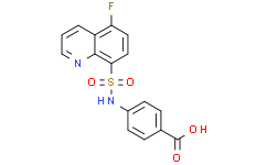 4-(5-fluoroquinoline-8-sulfonamido)benzoic acid