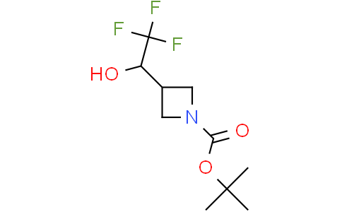 tert-butyl 3-(2,2,2-trifluoro-1-hydroxyethyl)azetidine-1-carboxylate