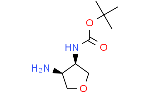 tert-butyl N-[(3R,4S)-4-aminotetrahydrofuran-3-yl]carbamate