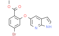 METHYL 2-(1H-PYRROLO[2,3-B]PYRIDIN-5-YLOXY)-4-BROMOBENZOATE