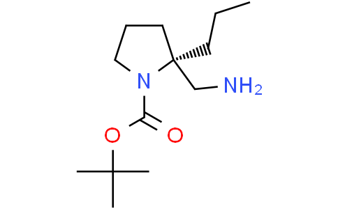 tert-butyl (2S)-2-(aminomethyl)-2-propylpyrrolidine-1-carboxylate