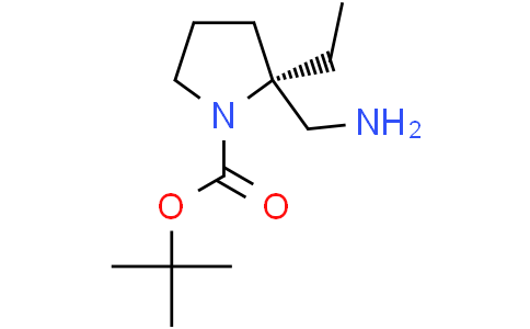 tert-butyl (2S)-2-(aminomethyl)-2-ethylpyrrolidine-1-carboxylate